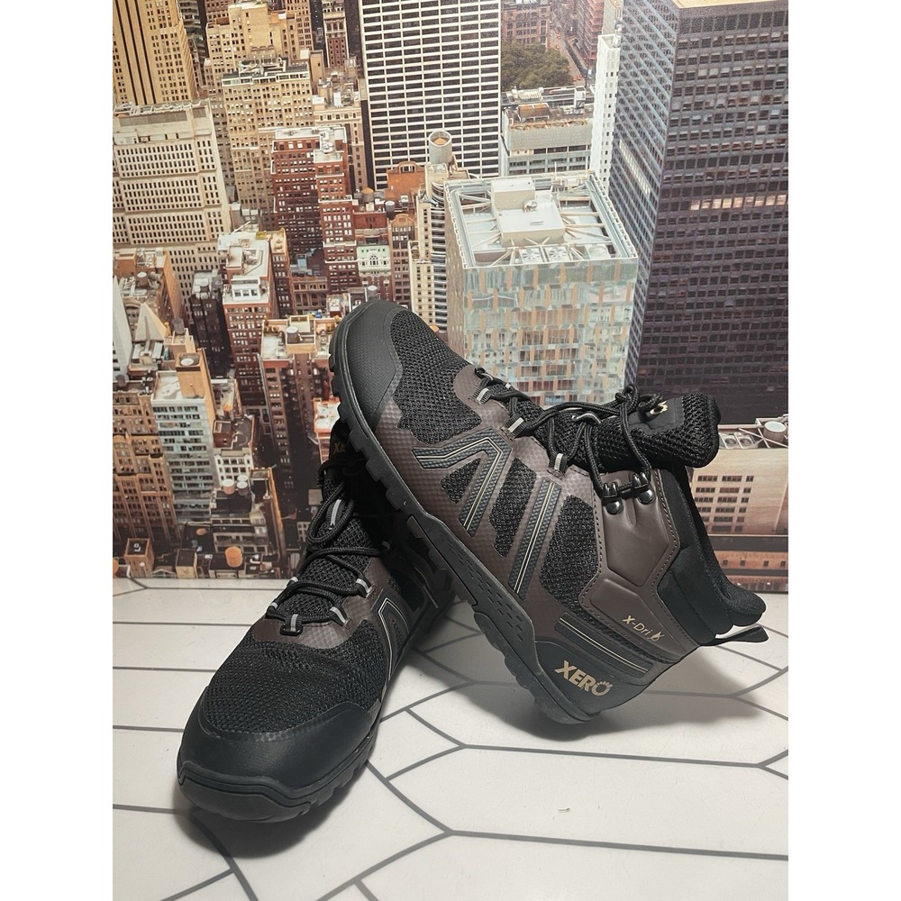 Xero Xcursion Fusion Hiking Men Waterproof Shoes Boots Size 10.5  Black Gray